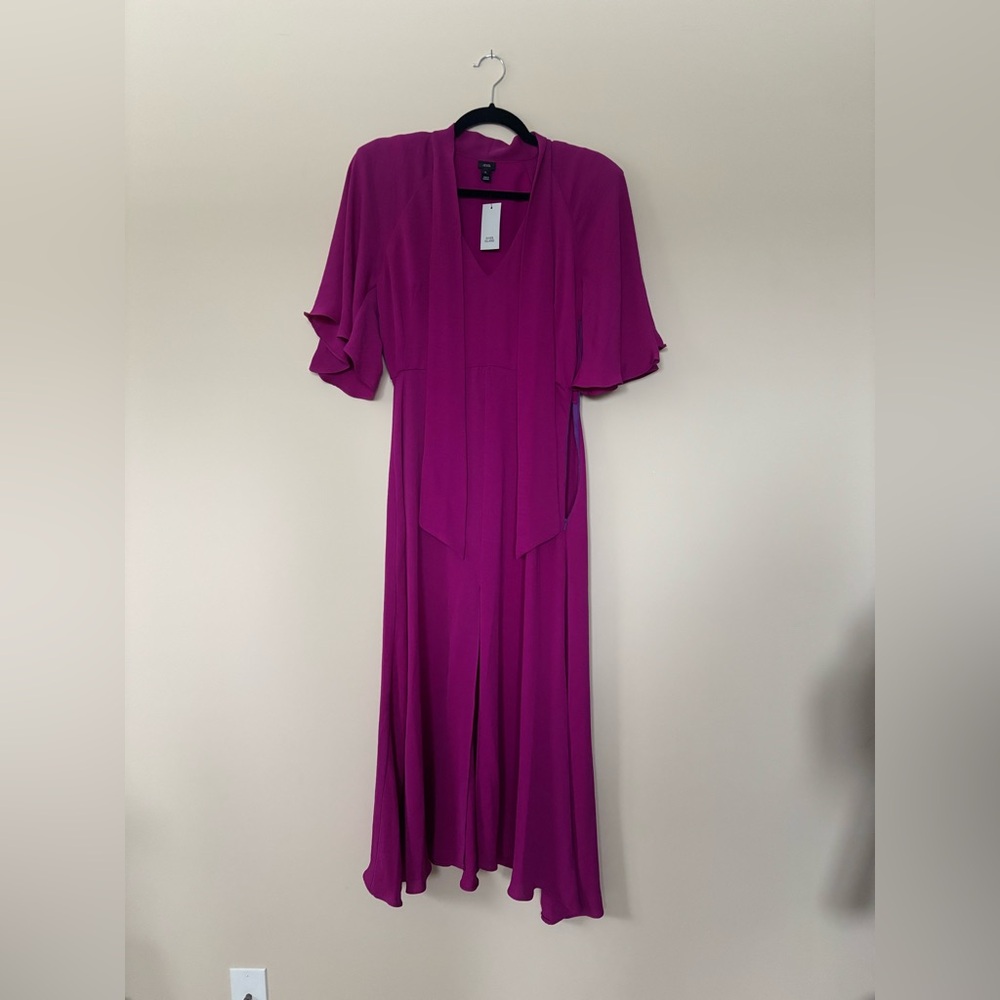 ASOS Magenta Midi Dress